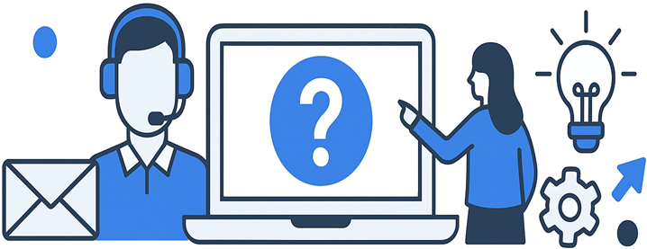 EZBizMail help and support resources for email setup